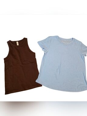 Athletic Tank + Tee Bundle L 90 Degree Jockey Workout Tops
